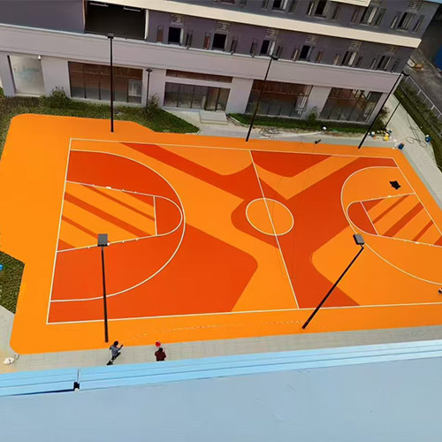 廣東佛山市順德丙烯酸籃球場